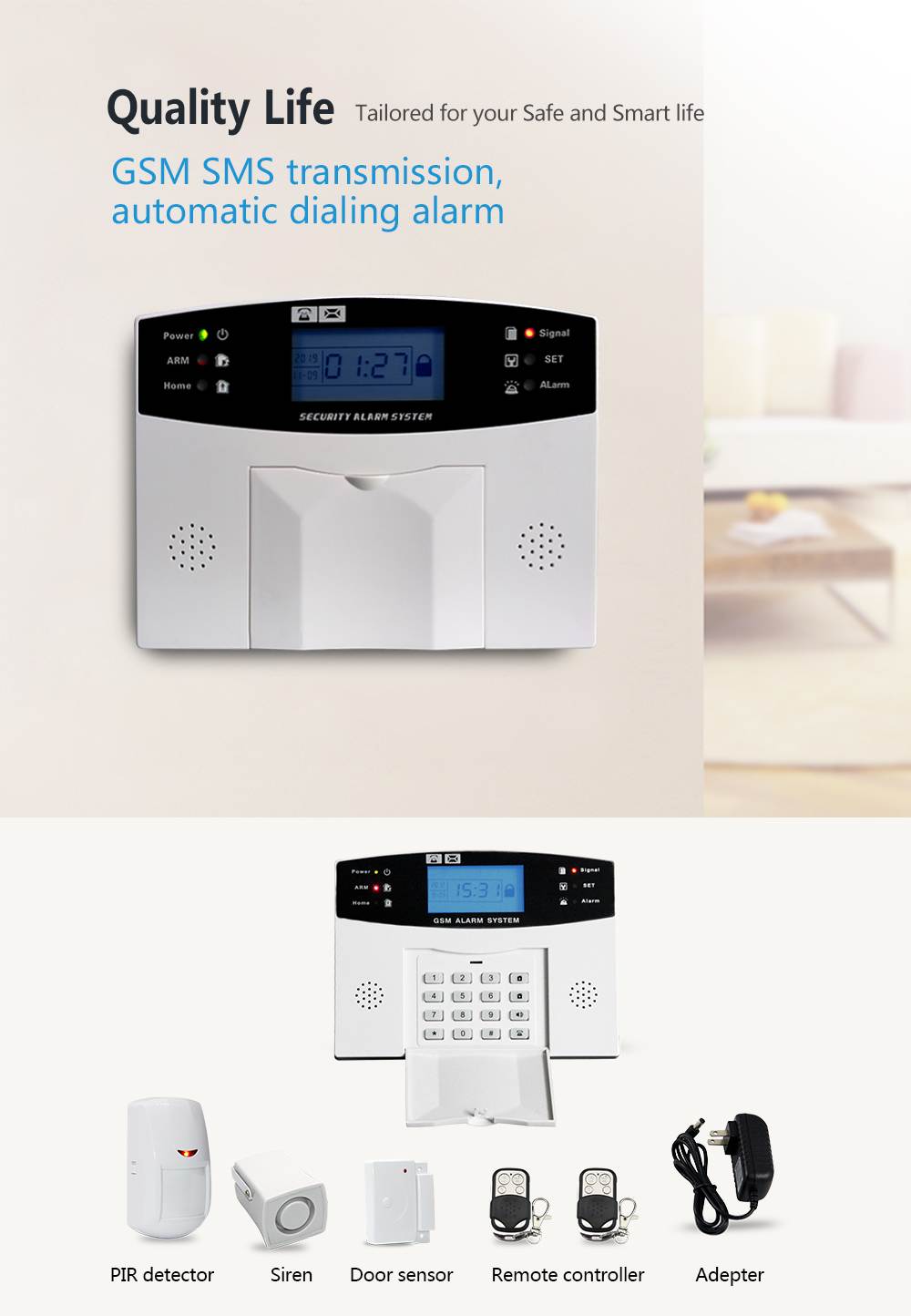 Smart Home Security Protection Alarm System (1)