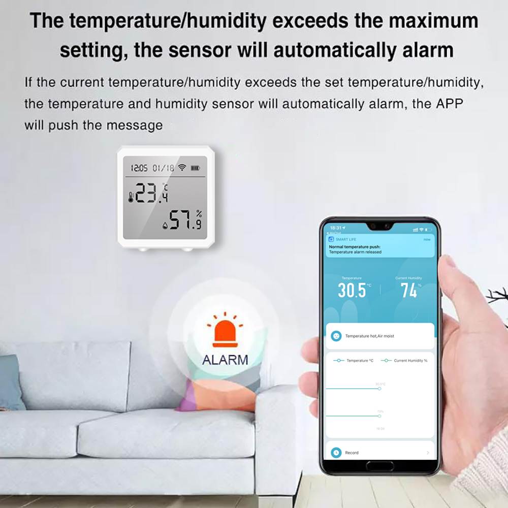 Smart Home Temperature and Humidity Sensor (2)