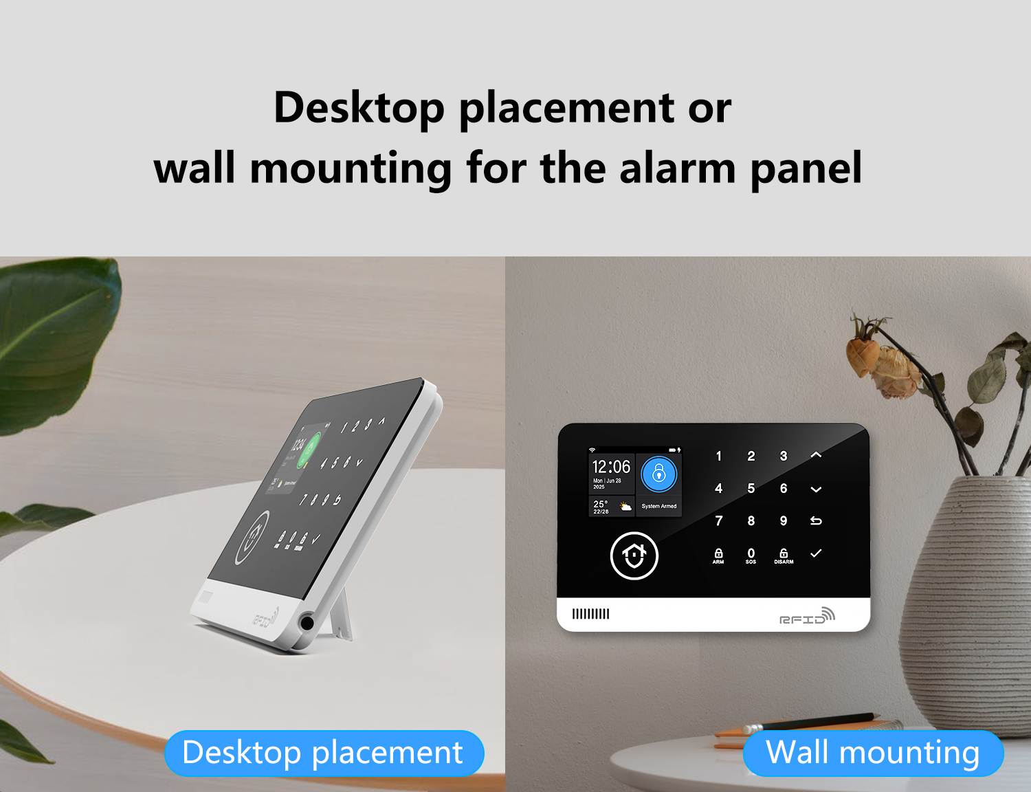 Wholesale Tuya smart alarm touch panels (6)