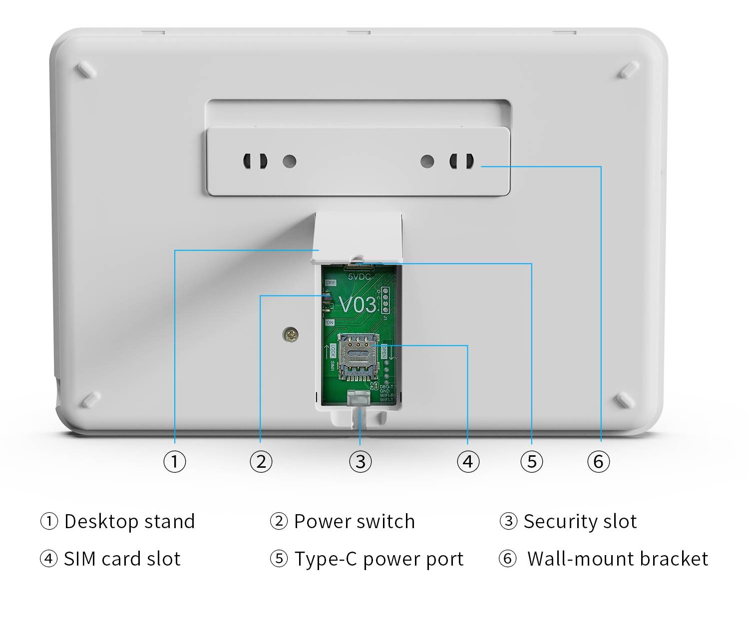 Wholesale Tuya smart alarm touch panels (9)