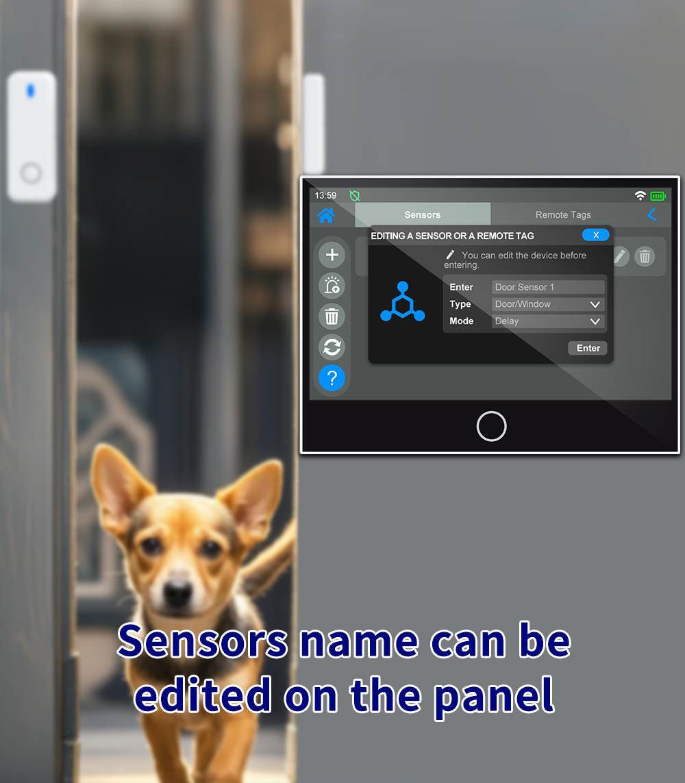 Smart home security system Tuya touch keypad (4)