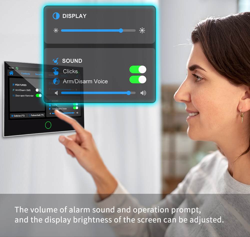 Smart home security system Tuya touch keypad (5)