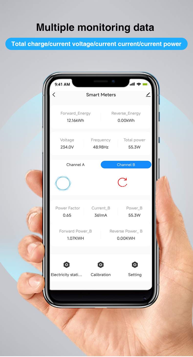 Wholesale Tuya smart power meters (3)