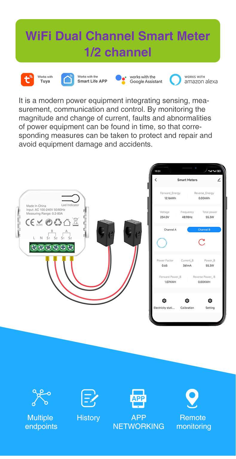Wholesale Tuya smart power meters (1)
