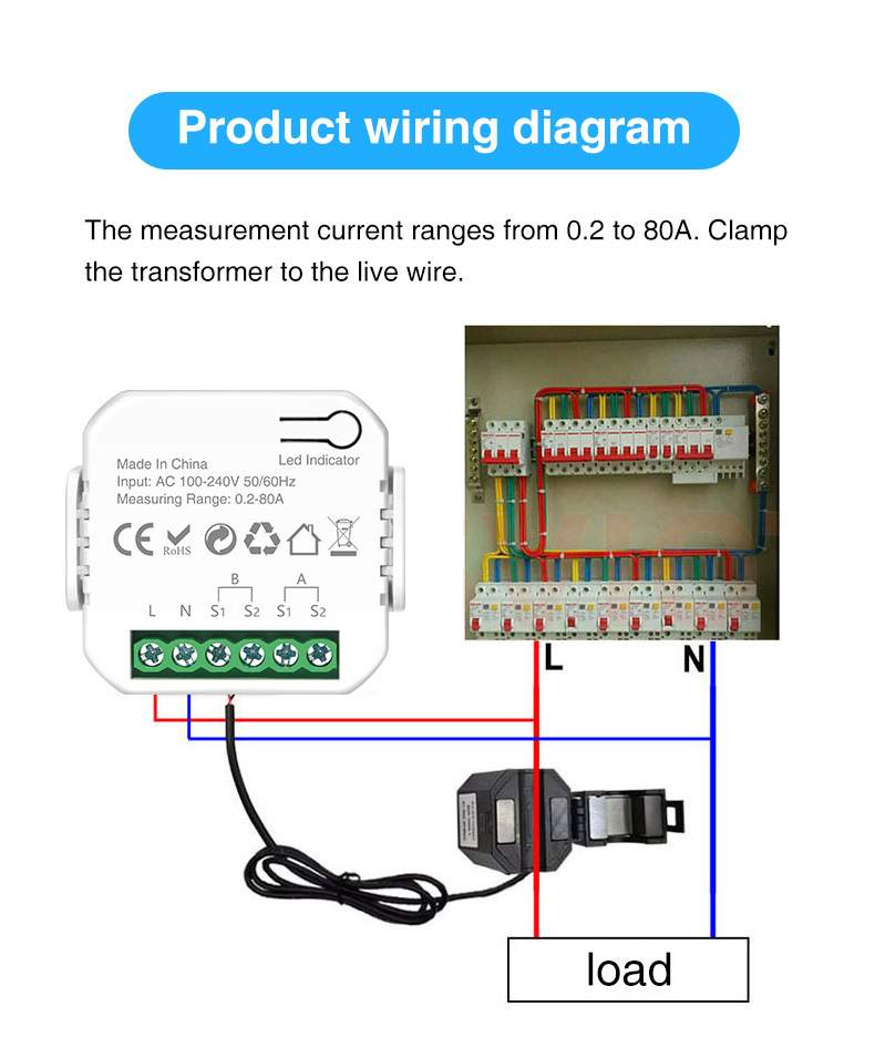 Wholesale Tuya smart power meters (9)