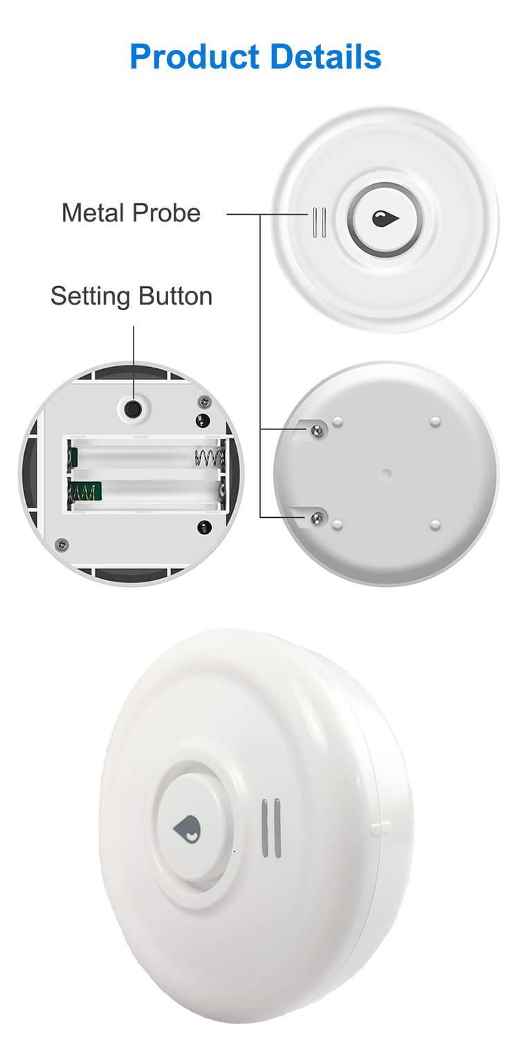 Bulk 433MHz wireless water alarms (5)