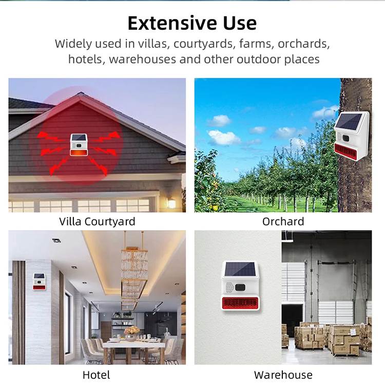 433MHz solar alarm factory China (8)