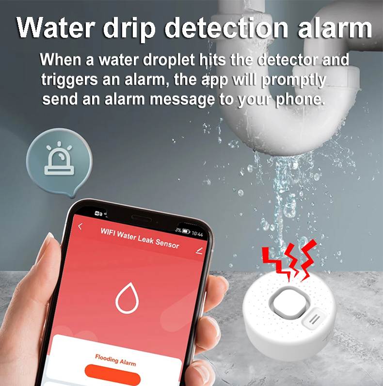 tuya wifi water leak sensor -3
