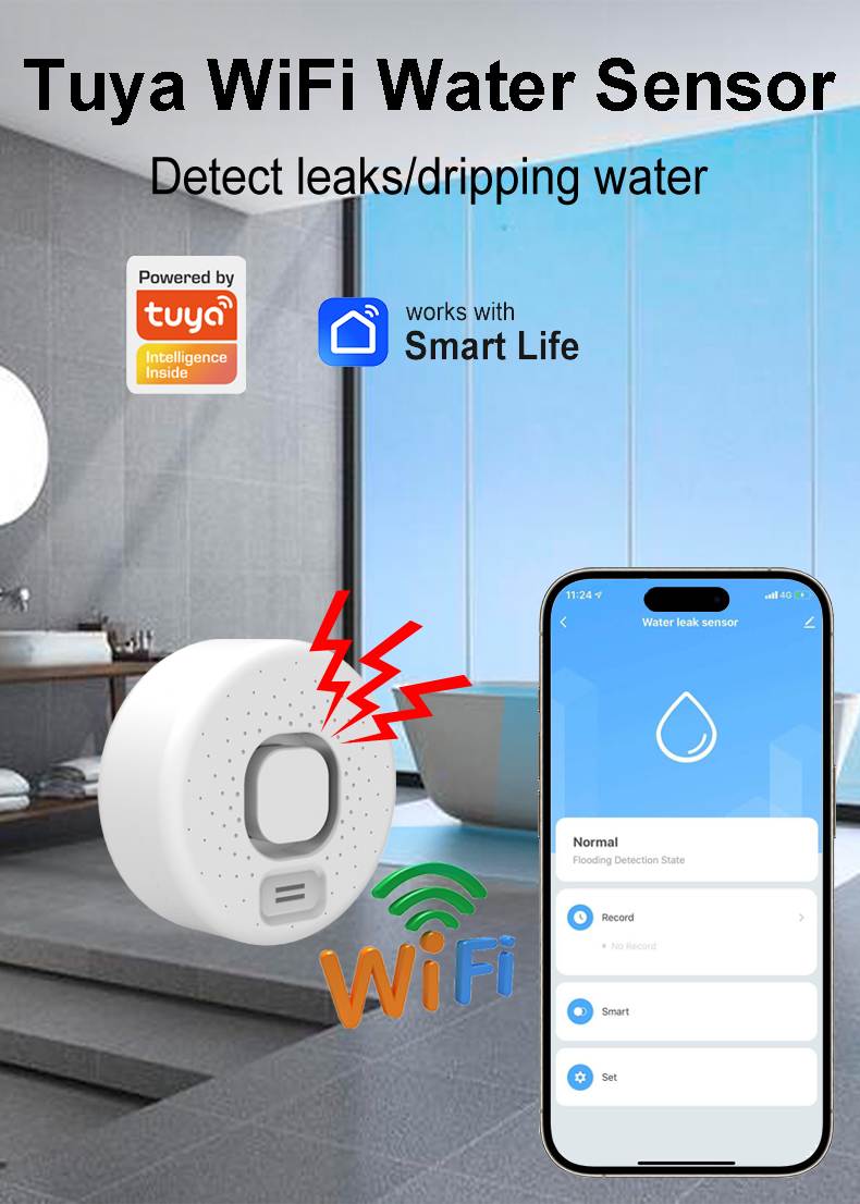 tuya wifi water leak sensor -1