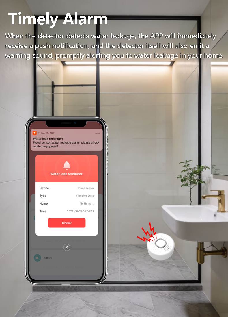 zigbee water leak sensor -2