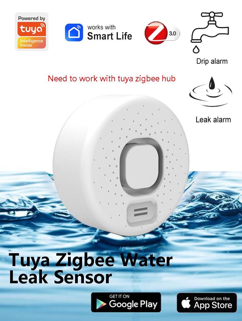 zigbee water leak sensor -1