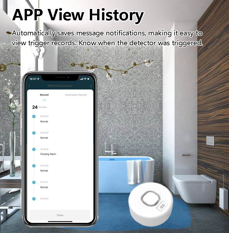 zigbee water leak sensor -6